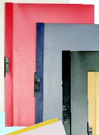 CARTELLINA PPL C/MOLLA DORSO 5 ROSSO SPRING FILE 22X31