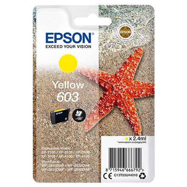 Cartuccia di inchiostro Epson Giallo serie 603 Stella Marina