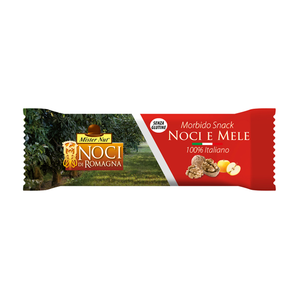 Barretta Morbida Mele e noci 28g Mister Nut (delist