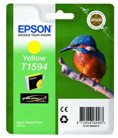 CARTUCCIA GIALLO EPSON ULTRACHROME HI-GLOSS SERIE MARTIN PESCATORE TAGLIA XL