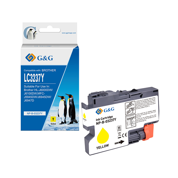 Cartuccia ink compatibile GG Giallo per Brother HL-J6000DW/J6100DWMFC-J5945DW