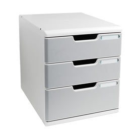 CASSETTIERA MODULO A4 3 CASSETTI GRIGIO/GRANITO EXACOMPTA