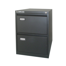 CLASSIFICATORE Kubo 2 CASSETTI per CART. SOSPESE NERO H 70cm