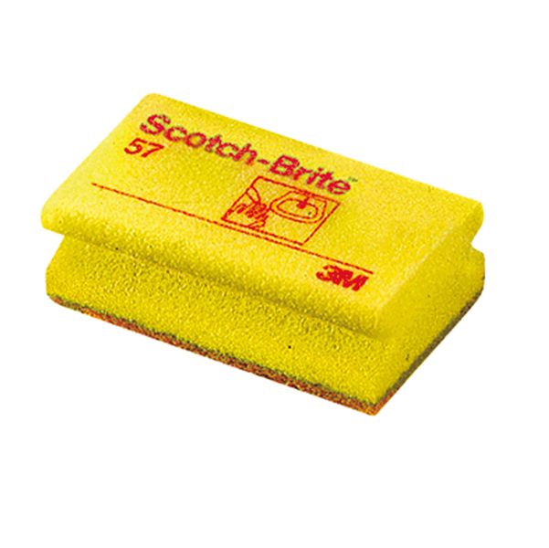 Conf 10 spugne accoppiate giallo Scotch-Brite  57