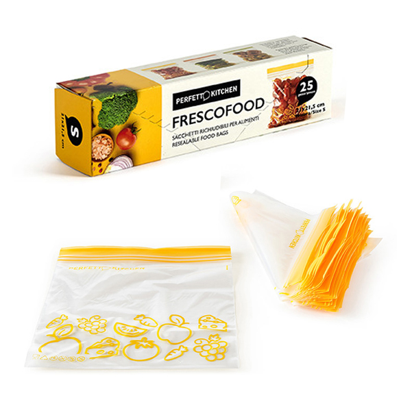 Conf.25 buste per alimenti Small 21xh.21,5cm FrescoFood Perfetto