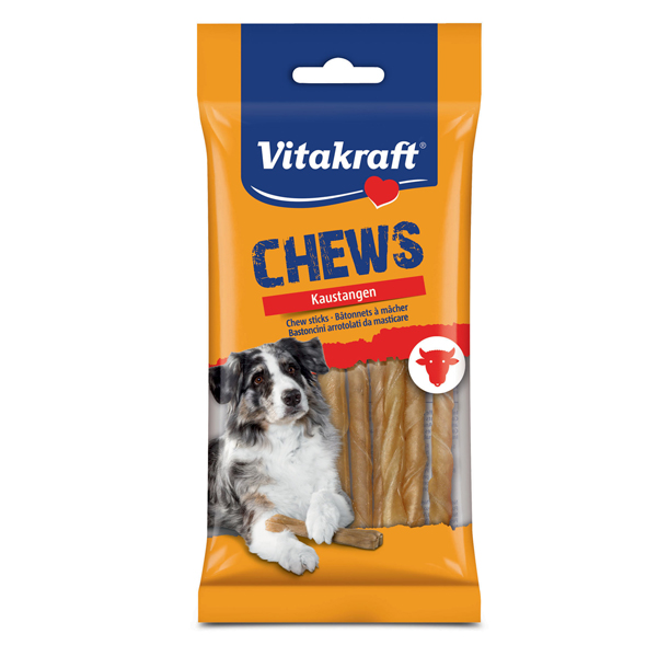 Confezione da 10 masticativi Chews - bastoncini arrotolati 12,5cm f.to 50gr