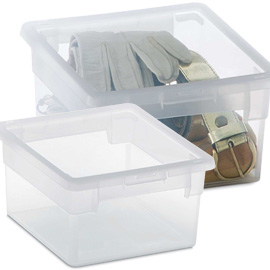 CONTENITORE MULTIUSO 17,8x20,4x H10CM - 2,5LT LIGHT BOX S/2