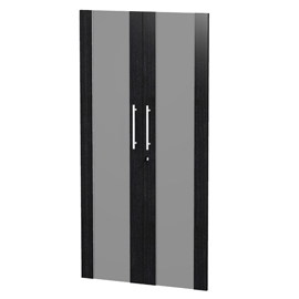 COPPIA ANTE VETRO/MELAMIN. x Mob.MEDIO-ALTO NERO VEN. - PRESTIGE