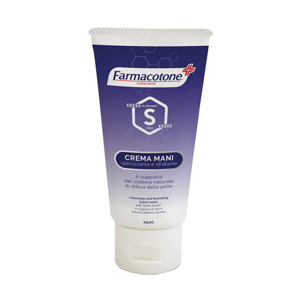 Crema mani idratante e igienizzante 75ml Silver Asset Farmacotone (delist