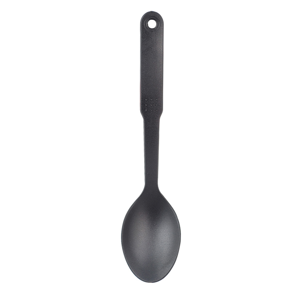 CUCCHIAIO DA CUCINA NERO IN NYLON 30CM