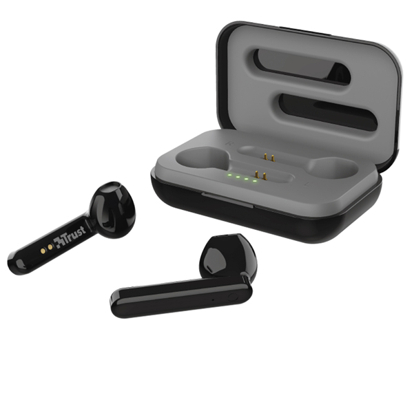Cuffie senza fili Bluetooth Primo (3 ore di riproduzione nere - Trust
