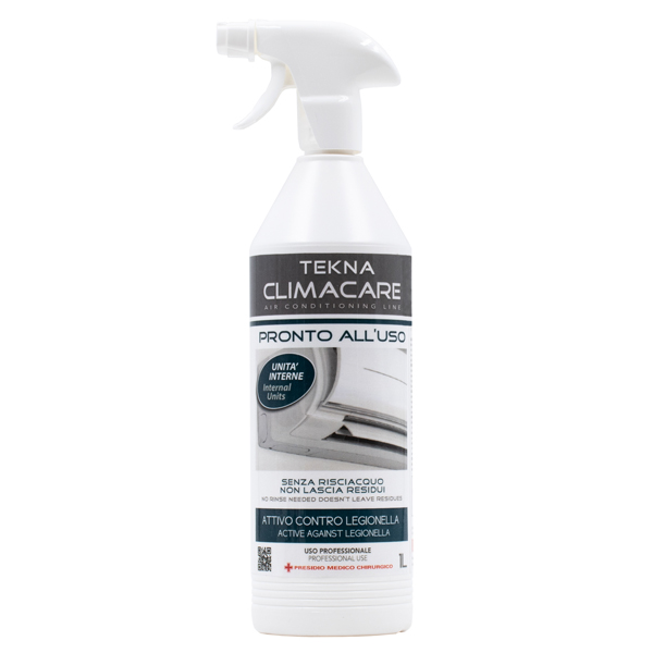 Detergente disinfettante pronto allâuso per climatizzatori 1l Climacare Tekna