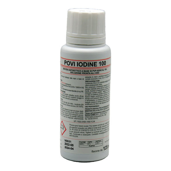 DISINFETTANTE a base di POVI IODINE 100 125ML
