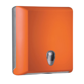 Dispenser asciugamani piegati C/Z orange Soft Touch