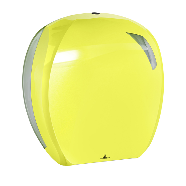 Dispenser carta igienica Mini Jumbo Skin rotolo D 24cm giallo fluo