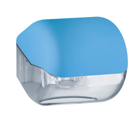 Dispenser carta igienica rt/interfogliata azzurro Soft Touch