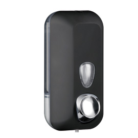 Dispenser sapone liquido 0,55lt nero Soft Touch