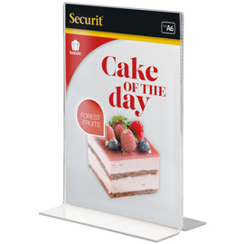 DISPLAY PORTAMENU' a T 10,5x15cm (A6 Securit