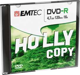 DVD-R EMTEC 4,7GB 16X SLIM CASE (kit 10pz