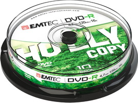 DVD-R EMTEC4,7GB 16X SPINDLE (kit 10zp