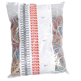 ELASTICO GOMMA 1KG MISURE ASSORTITE