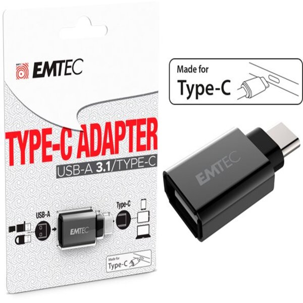 Emtec USB3.1 to Type-C 3.1 Adapter T600-1 porta USB-A 3.1