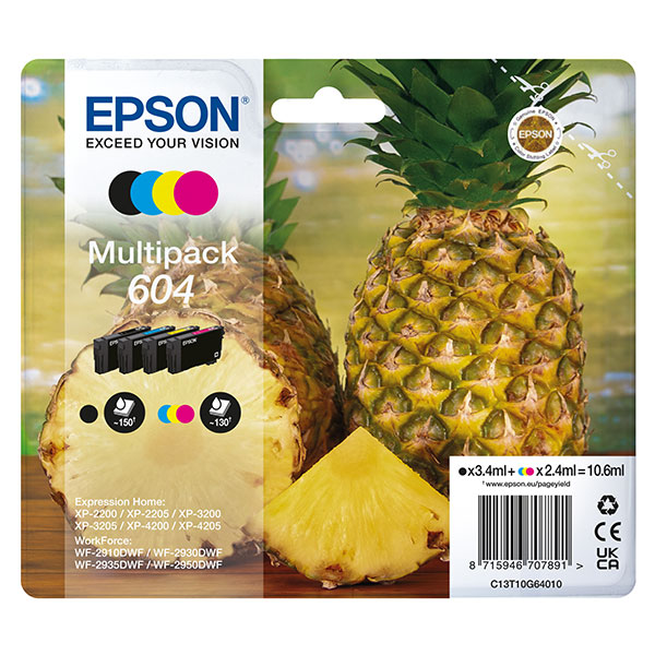 Epson Multipack 604 Ananas BK/C/M/G