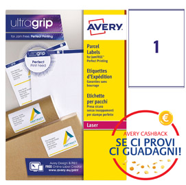 Etichetta adesiva L7167 bianca 100fg A4 199,6x289,1mm (1et/fg Avery