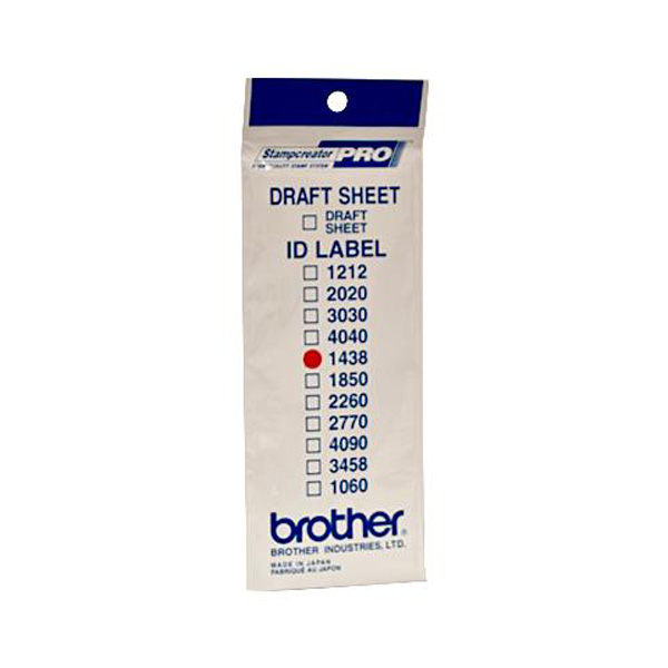 Etichette (14x38 mm Brother per Stamp Creator