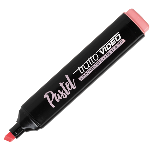Evidenziatore Tratto Video Pastel rosa