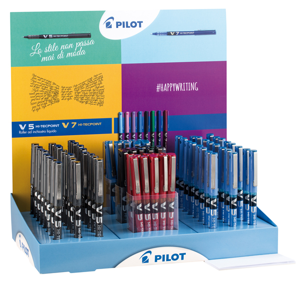 Expo 60 roller Hi-Tecpoint V5 colori assortiti Pilot