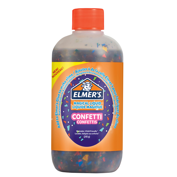 Flacone 259 ml Magical Liquid ''CONFETTI'' Slime Elmer's Newell