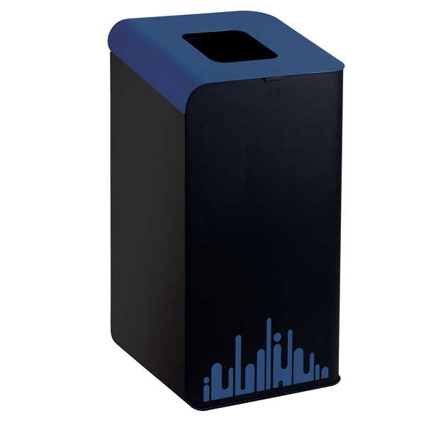 Gettacarte Rubik Evo Blu 80Lt per raccolta differenziata