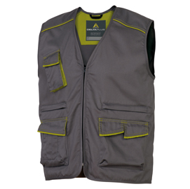 GILET da LAVORO M6GIL grigio/verde Tg. M PANOSTYLE