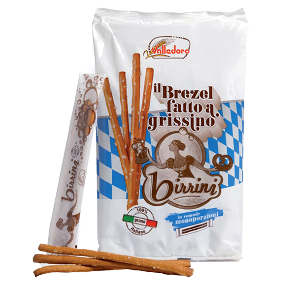 Grissini Birrini multipack 240gr (13 monoporzioni Valledoro