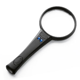 Lente di ingrandimento diametro 7,5cm con led 1134 LEBEZ