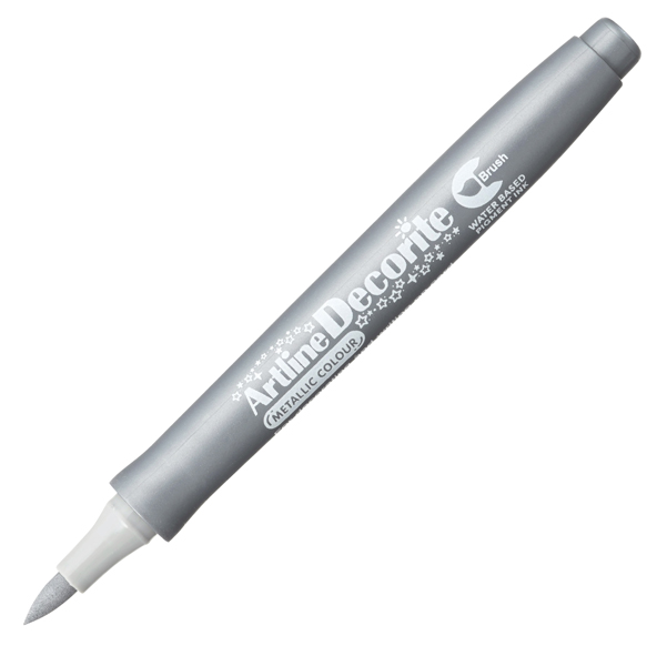 Marcatore Decorite punta pennello argento Artline(delist