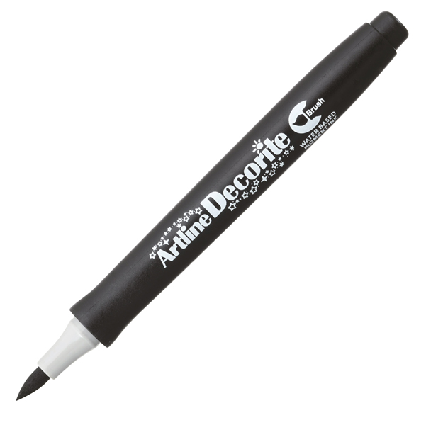 Marcatore Decorite punta pennello nero Artline(delist
