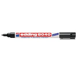 Marcatore EDDING 8040 1,0mm nero permanente per tessuti