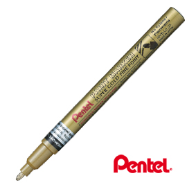 Marcatore PAINT MSP10 punta fine vernice oro PENTEL