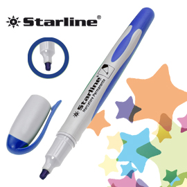 Marcatore permanente punta tonda 2mm blu Starline