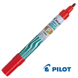 Marcatore SUPER COLOR PERMANENT punta fine rosso PILOT