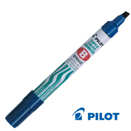 Marcatore SUPER COLOR PERMANENT punta scalpello blu PILOT