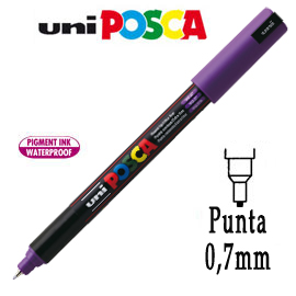 Marcatore UNI POSCA Pen PC1M p.extra fine 0,7mm viola UNI MITSUBISHI