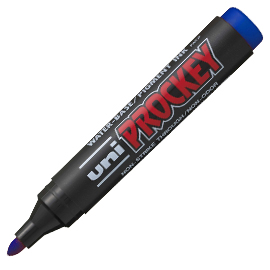 Marcatore UNI PROCKEY M122 p.tonda blu UNI MITSUBISHI