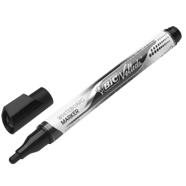 MARCATORI P.TONDA Whiteboard VELLEDA® Liquid Ink Pocket BIC® NERO