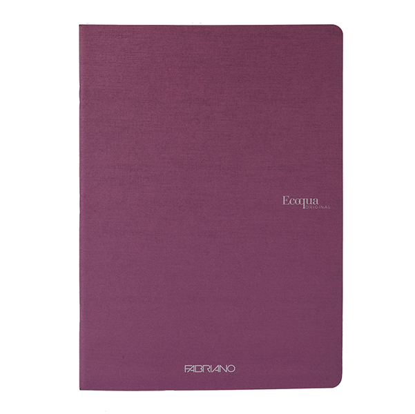 Maxiquaderno A4 38fg+2 90gr 1rigo Ecoqua original PM vino Fabriano