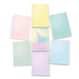 Maxiquaderno A4 80gr 40+2fg 5mm linea Pastel Monocromo Pigna