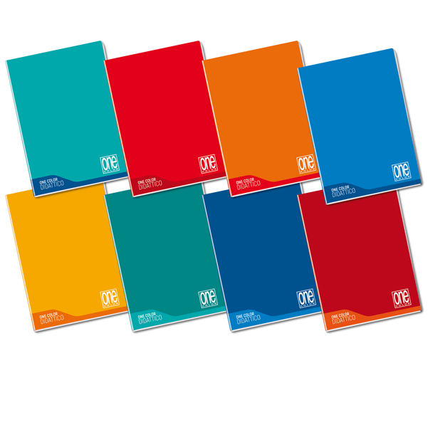 Maxiquaderno One Color  Linea Blu fto A4 100gr 18+1 quadretto grande 10+ Blasett