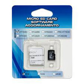 MICRO SD CARD agg. 100/200eu HT2800 per seriali da DQ150480001 a DQ150481200